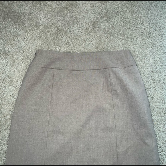 Light Brown / Gray Dress Skirt size 2 - Picture 9 of 11